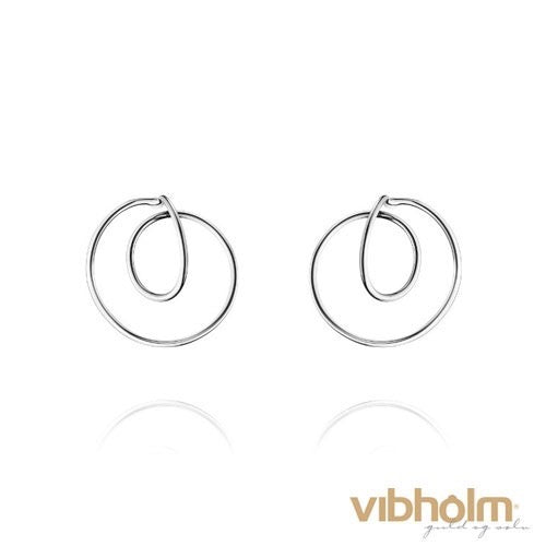 Georg Jensen - Alliance Øreringe - sterlingsølv 33 mm